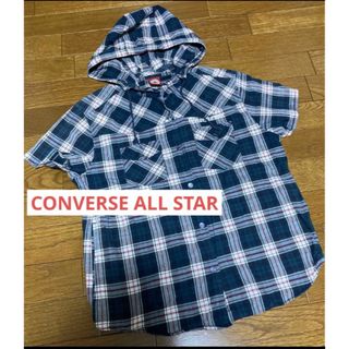 コンバース(CONVERSE)のCONVERSE ALL STAR レディース チェック 半袖　シャツ トップス(シャツ/ブラウス(半袖/袖なし))