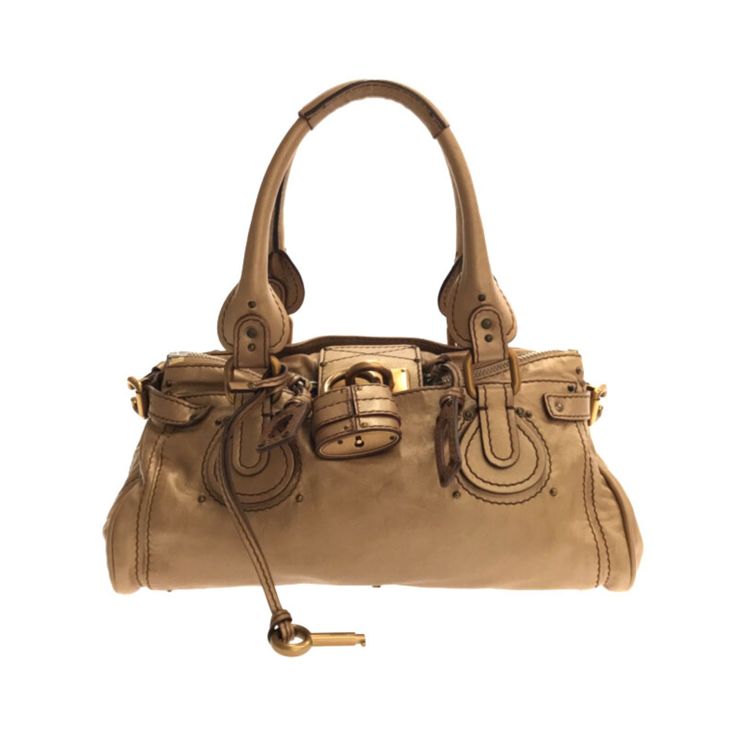 Chloe クロエ パディントン ハンドバッグ ゴールド系 - ハンドバッグ