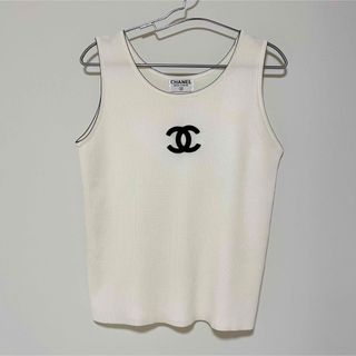 シャネル(CHANEL)のCHANEL シャネル タンクトップ ノースリーブ(タンクトップ)