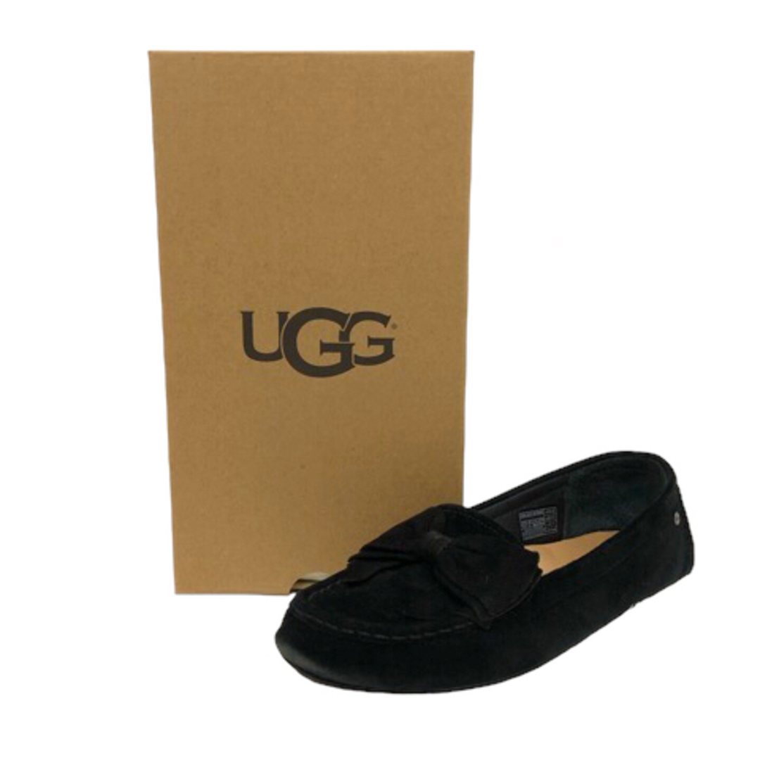 UGG - アグ 1010098 ローファー フラットシューズ スエード 24.0 黒の