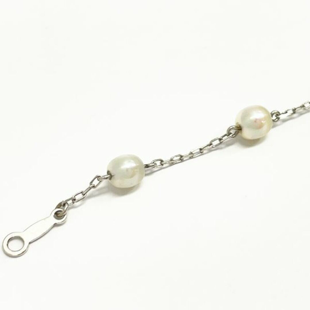 MIKIMOTO(ミキモト)のMIKIMOTO 淡水真珠 パール 4.5~4.8mm 8リンク ブレスレット K18WG レディースのアクセサリー(ブレスレット/バングル)の商品写真