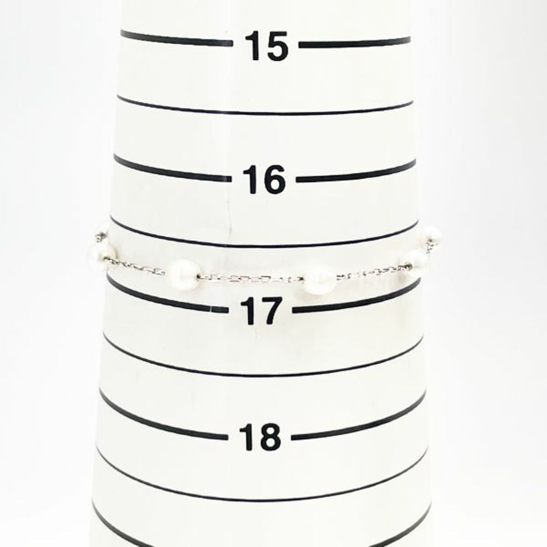 MIKIMOTO(ミキモト)のMIKIMOTO 淡水真珠 パール 4.5~4.8mm 8リンク ブレスレット K18WG レディースのアクセサリー(ブレスレット/バングル)の商品写真