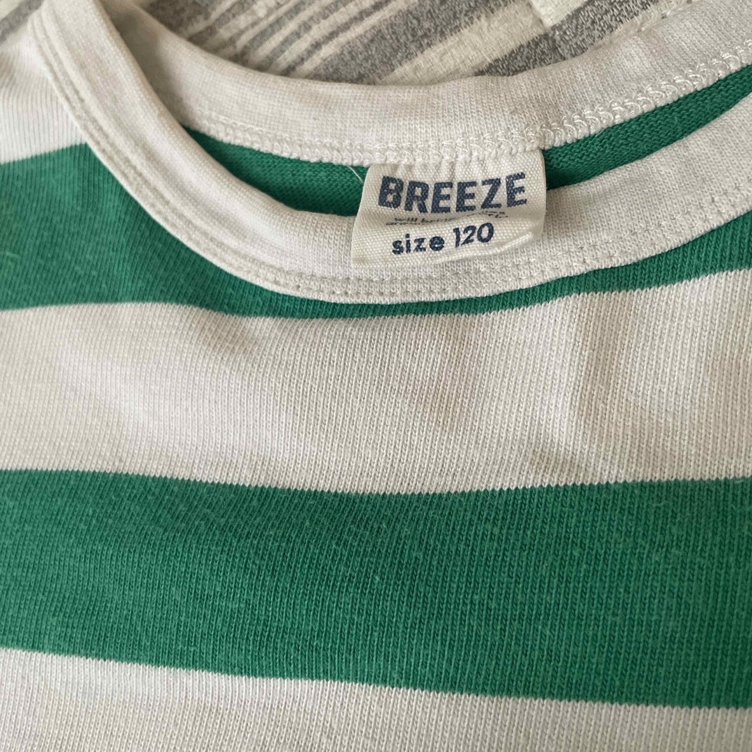 BREEZE(ブリーズ)の子供用　ボーダーTシャツ　BREEZE キッズ/ベビー/マタニティのキッズ服男の子用(90cm~)(Tシャツ/カットソー)の商品写真