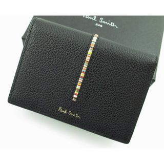 ポールスミス(Paul Smith)の贈り物に☆新品☆箱付 ポールスミス 人気マルチ 定期入れ/パスケース ブラック(名刺入れ/定期入れ)