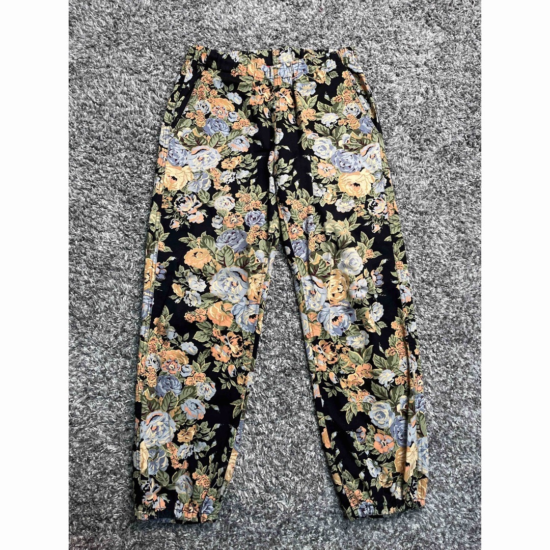 supreme floral flower pants Black 希少 S