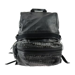 ボッテガヴェネタ(Bottega Veneta)のBOTTEGAVENETA ボッテガヴェネタ  PERFORATED BACKPACK リュック・デイパック 580351   カーフレザー ブラック   パンチング 【本物保証】(バッグパック/リュック)