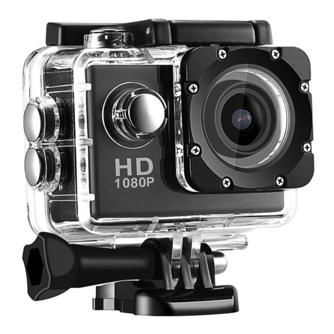 550030F　アクションカメラ SJ4000E　イエロー スマホ/家電/カメラのカメラ(ビデオカメラ)の商品写真