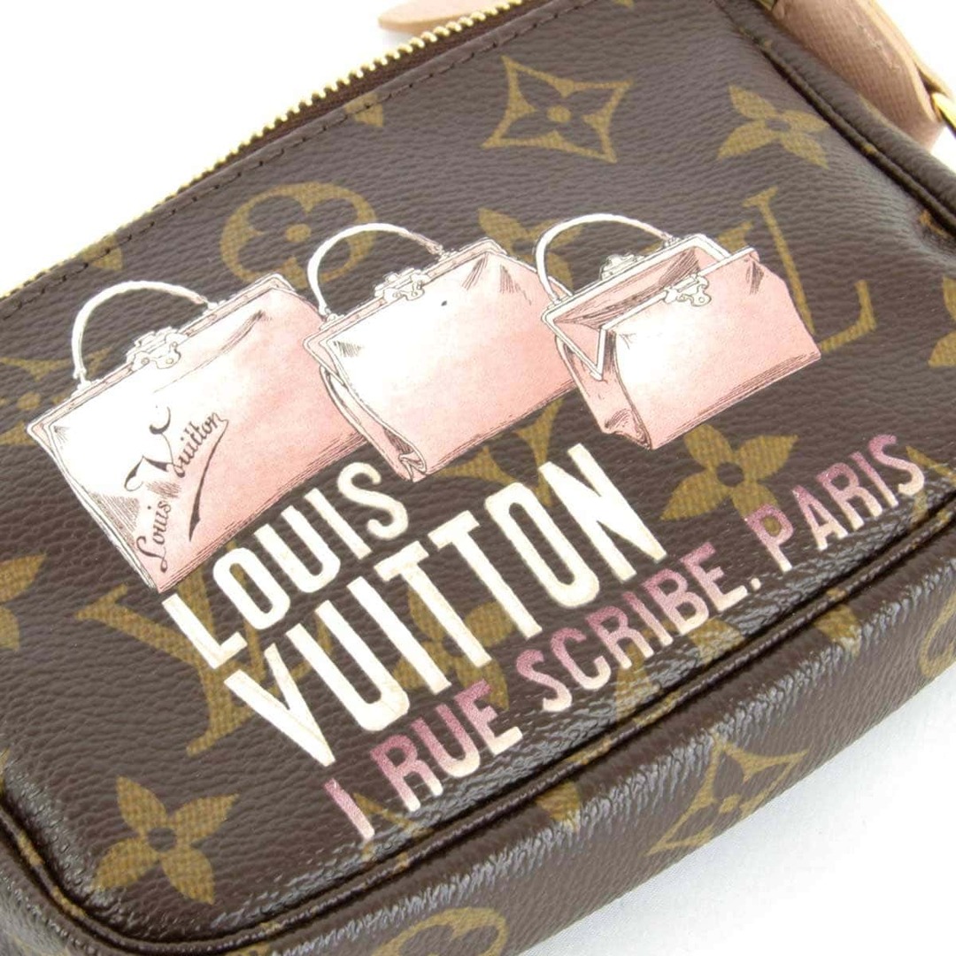 美品『ほぼ未使用』 LOUIS VUITTON ルイ・ヴィトン アクセソワール トランクコレクション M60245 アクセサリーポーチ モノグラムキャンバス モノグラム