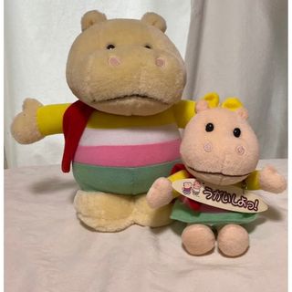 メイジ(明治)の【美品】 レトロ　イソジン　カバくんの親子のぬいぐるみ(ぬいぐるみ)