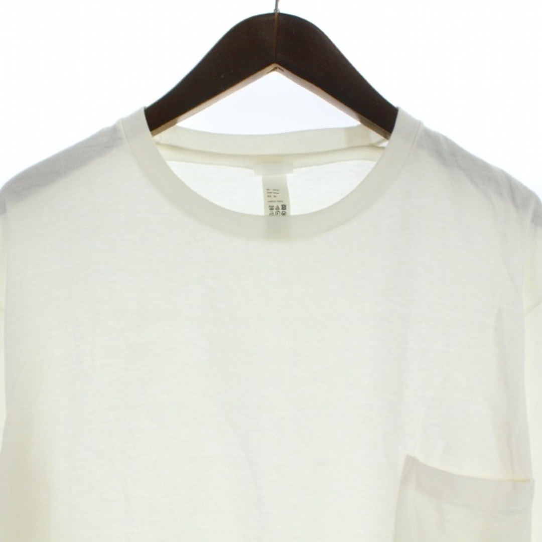 YAECA(ヤエカ)のYAECA STOCK ポケットTシャツ カットソー 半袖 L 白 32021 メンズのトップス(Tシャツ/カットソー(半袖/袖なし))の商品写真