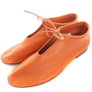 アザー(other)のMARTINIANO BOOTIE フラットシューズ レザー 37 オレンジ(その他)