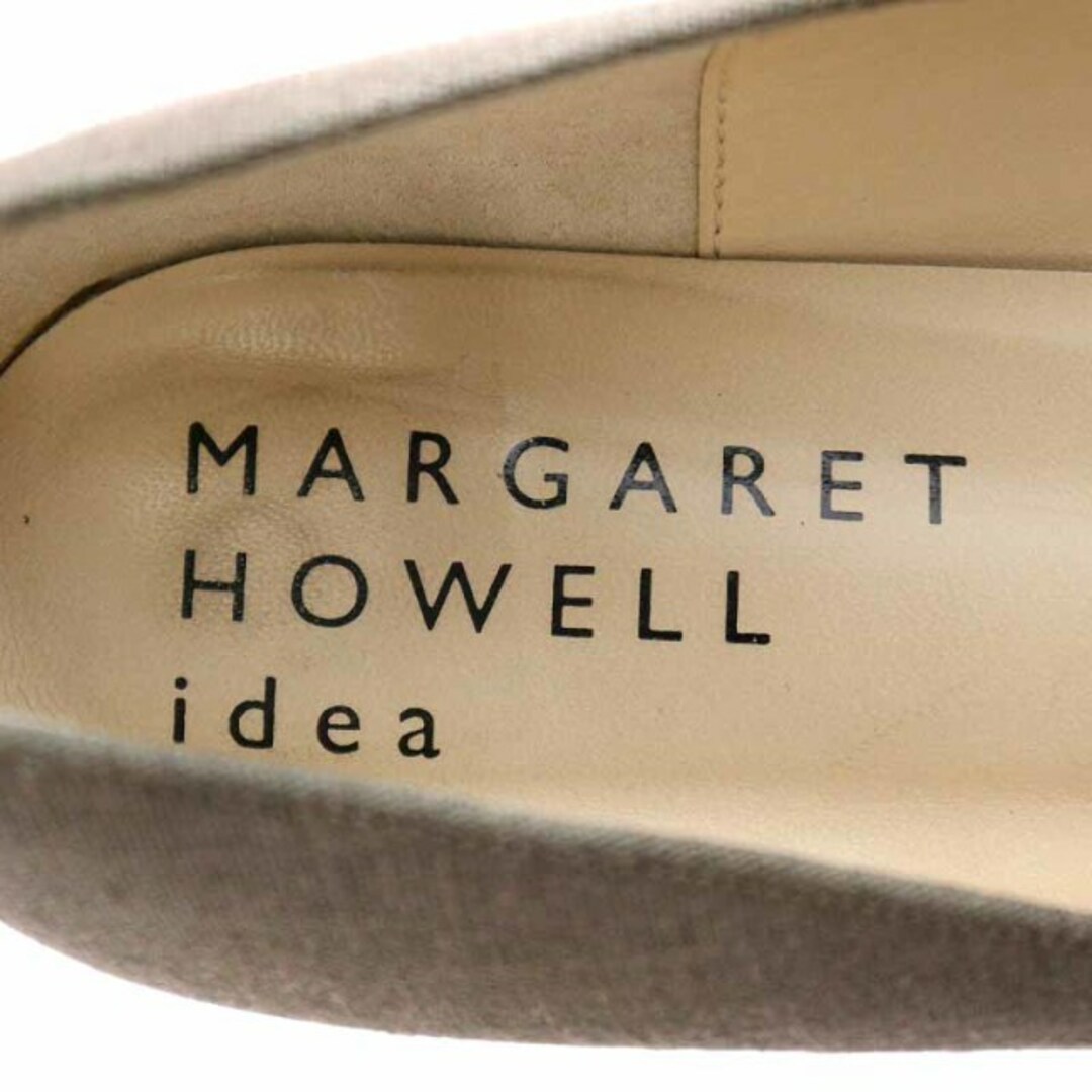 MARGARET HOWELL(マーガレットハウエル)のマーガレットハウエル idea パンプス ラウンドトゥ 26cm グレー レディースの靴/シューズ(ハイヒール/パンプス)の商品写真