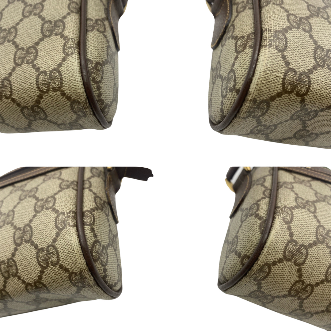 Gucci(グッチ)のGUCCI グッチ GG シェリーライン ショルダーバッグ レザー PVC レディースのバッグ(ショルダーバッグ)の商品写真