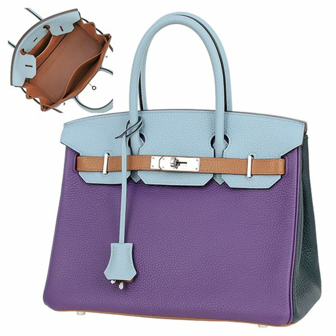 Hermes(エルメス)のエルメス バッグ レディース バーキン 30 マルチカラー 美品 156734 レディースのバッグ(ハンドバッグ)の商品写真