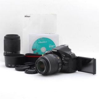 ダブルレンズ、使い勝手抜群でカメラデビューに◎❤️Nikon D5200-