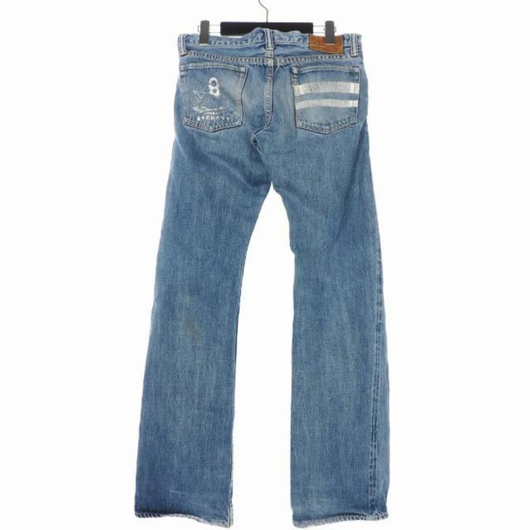 桃太郎ジーンズ MOMOTARO JEANS ピンクステッチ ジーンズ 30