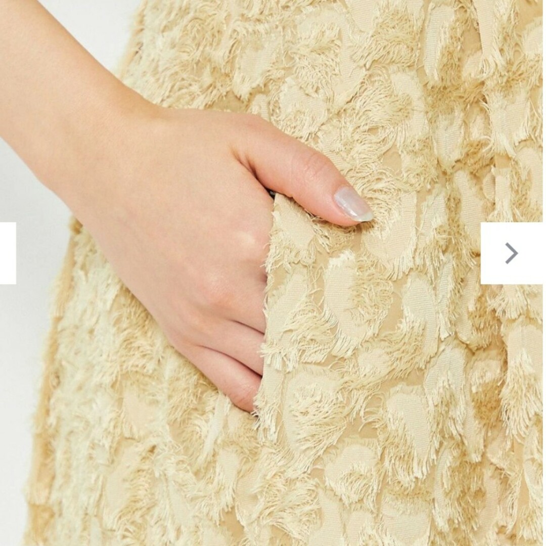 フルオーダー 《新品》uncrave WHITE カットジャガードワンピース