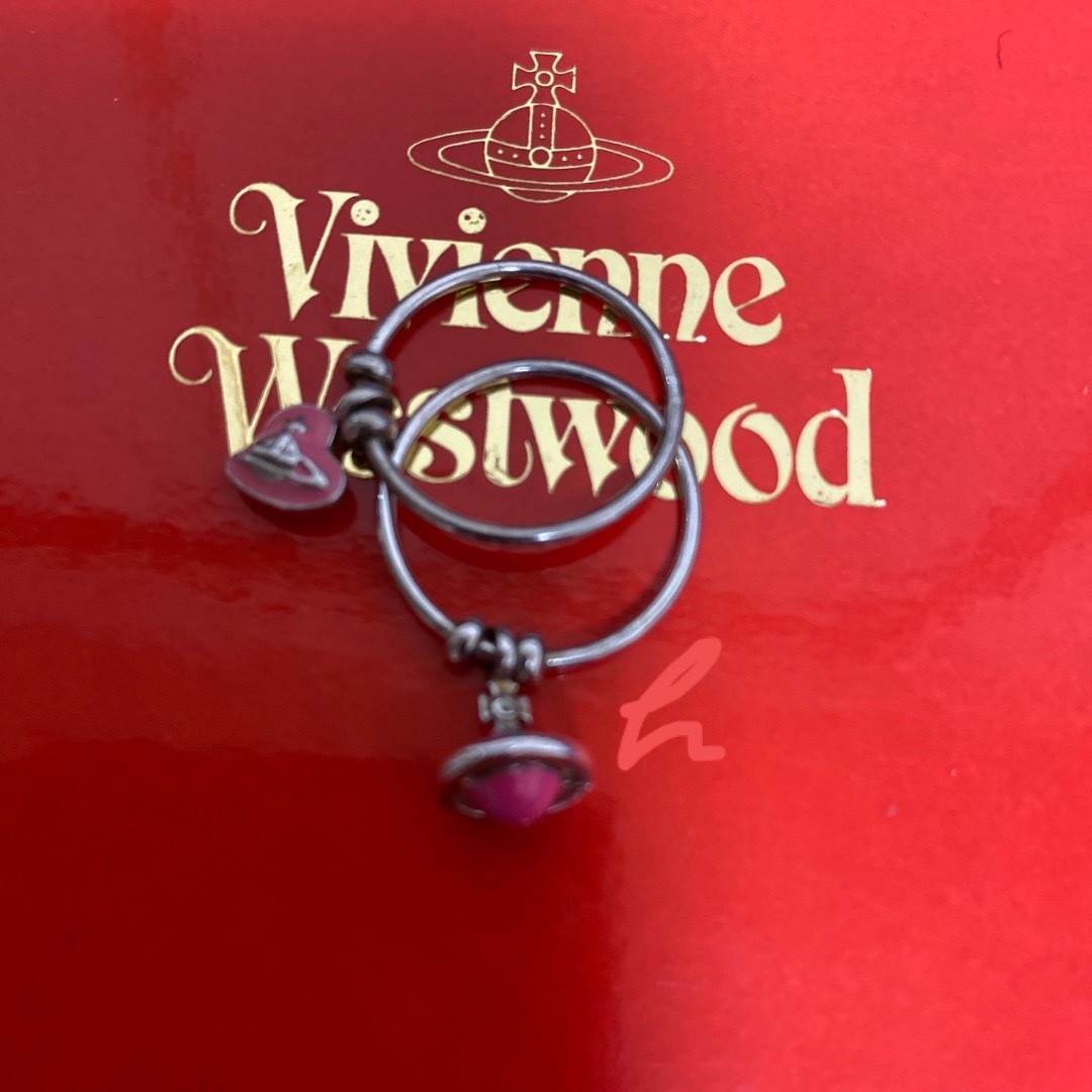 Vivienne Westwood(ヴィヴィアンウエストウッド)のヴィヴィアン リング ピンク レディースのアクセサリー(リング(指輪))の商品写真