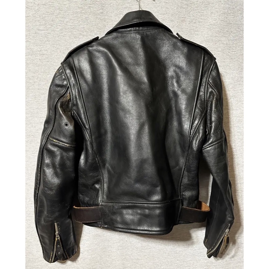 馬革 茶心 ダブルライダース size「36」Indian motorcycle