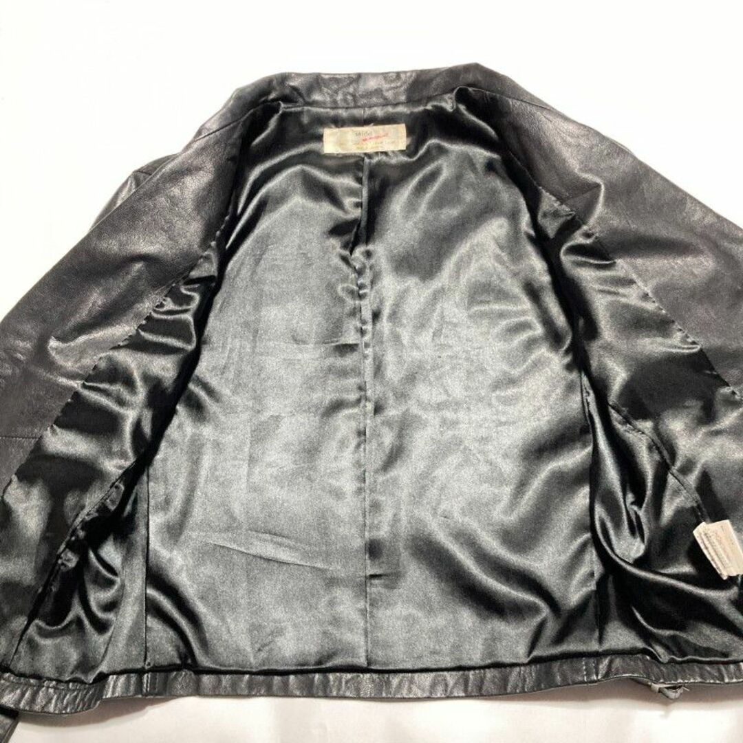 snidel♡羊皮ライダースジャケット SNIDEL - snidel☆山羊革レザー ライダースジャケット ダブル 黒