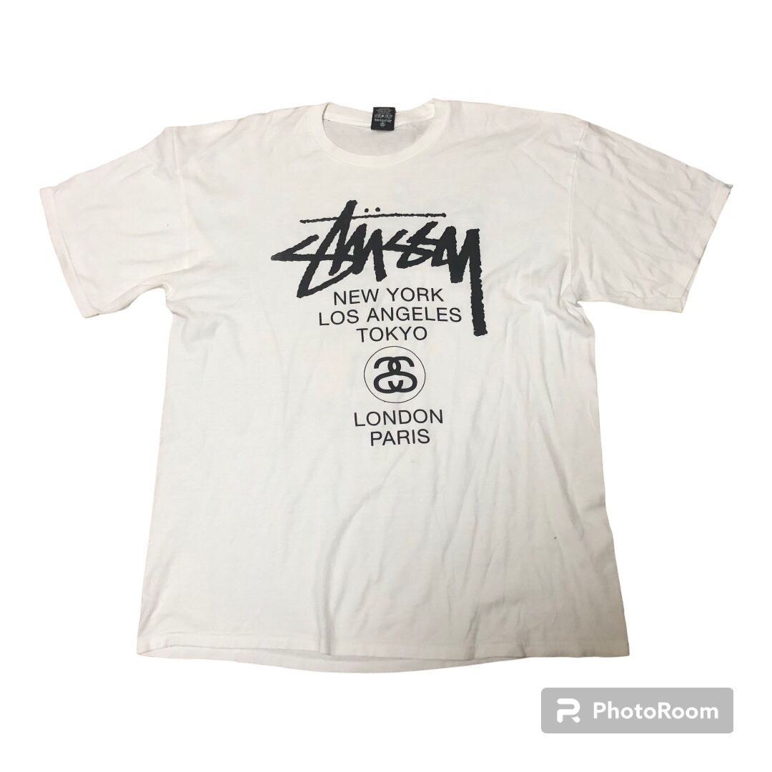 STUSSY - 良品 STUSSY ステューシー ワールドツアー Tシャツ XLの通販