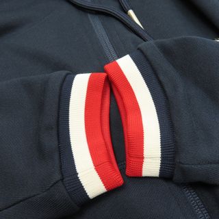 着丈68cm新品未使用 Moncler モンクレール コットンパーカー ネイビー ロゴ