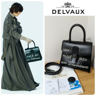 デルヴォー(DELVAUX)のデルヴォー　L'Humour ルーモア　ブリヨン　MM ブラック(ハンドバッグ)