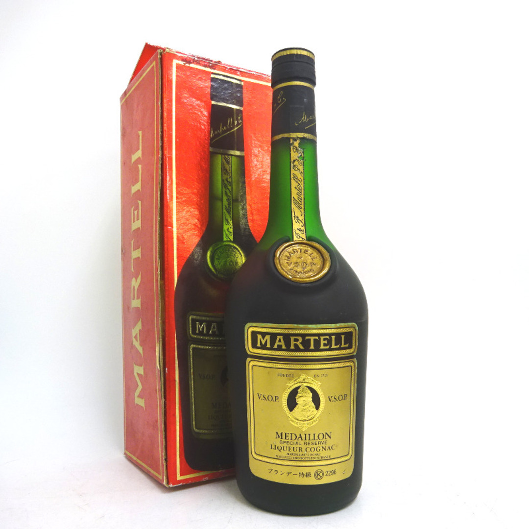 ブランデー未開封★MARTELL【マーテル】 VSOP メダイヨン 金ラベル 700ml【中古】の通販 by vintagebox's