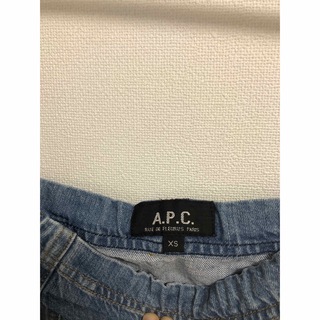 APC  アーペーセー　スカート　ジャンパースカート　デニム(ひざ丈ワンピース)
