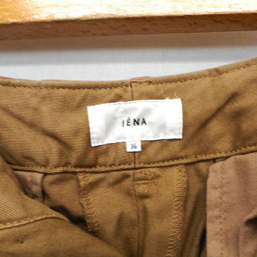 IENA(イエナ)のイエナ チノパン チノパンツ ストレート ジップフライ コットン 綿 無地 36 レディースのパンツ(チノパン)の商品写真