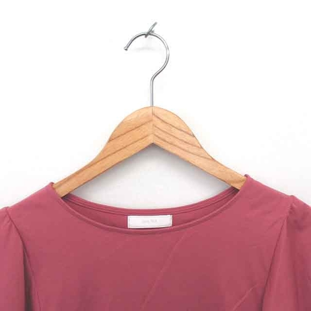 anySiS(エニィスィス)の anySiS カットソー Tシャツ ボートネック チュール 半袖 2 ピンク レディースのトップス(カットソー(半袖/袖なし))の商品写真