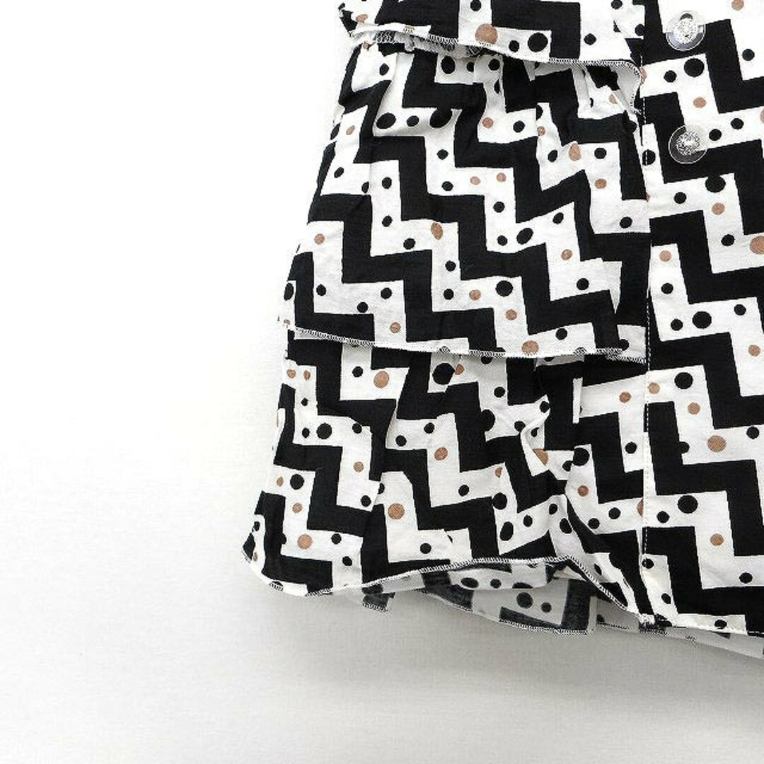 relacher(ルラシェ)のルラシェ Relacher フレア スカート ティアード ミニ 総柄 ドット 柄 レディースのスカート(ミニスカート)の商品写真