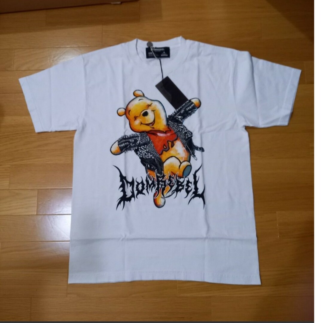 【新品】DOM REBEL プーさん Tシャツ メンズ ロック パンク 半袖