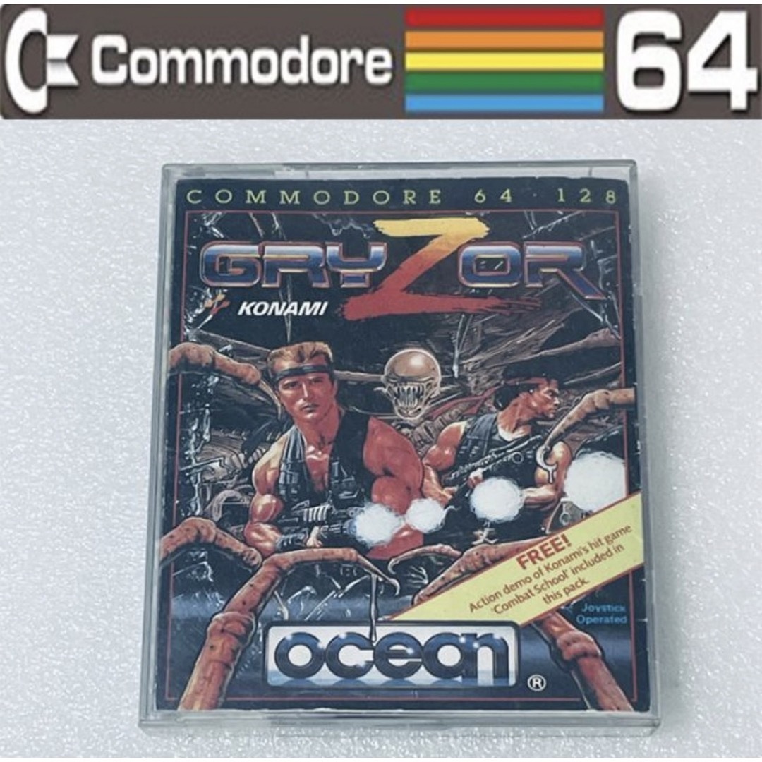 GRYZOR / 魂斗羅 [COMMODORE 64]コモドール64