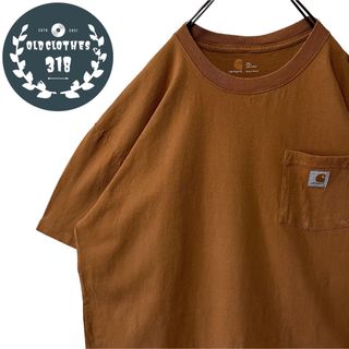 カーハート(carhartt)の【CARHARTT】カーハート S/S ポケTee キャメル 2XLサイズ(Tシャツ/カットソー(半袖/袖なし))