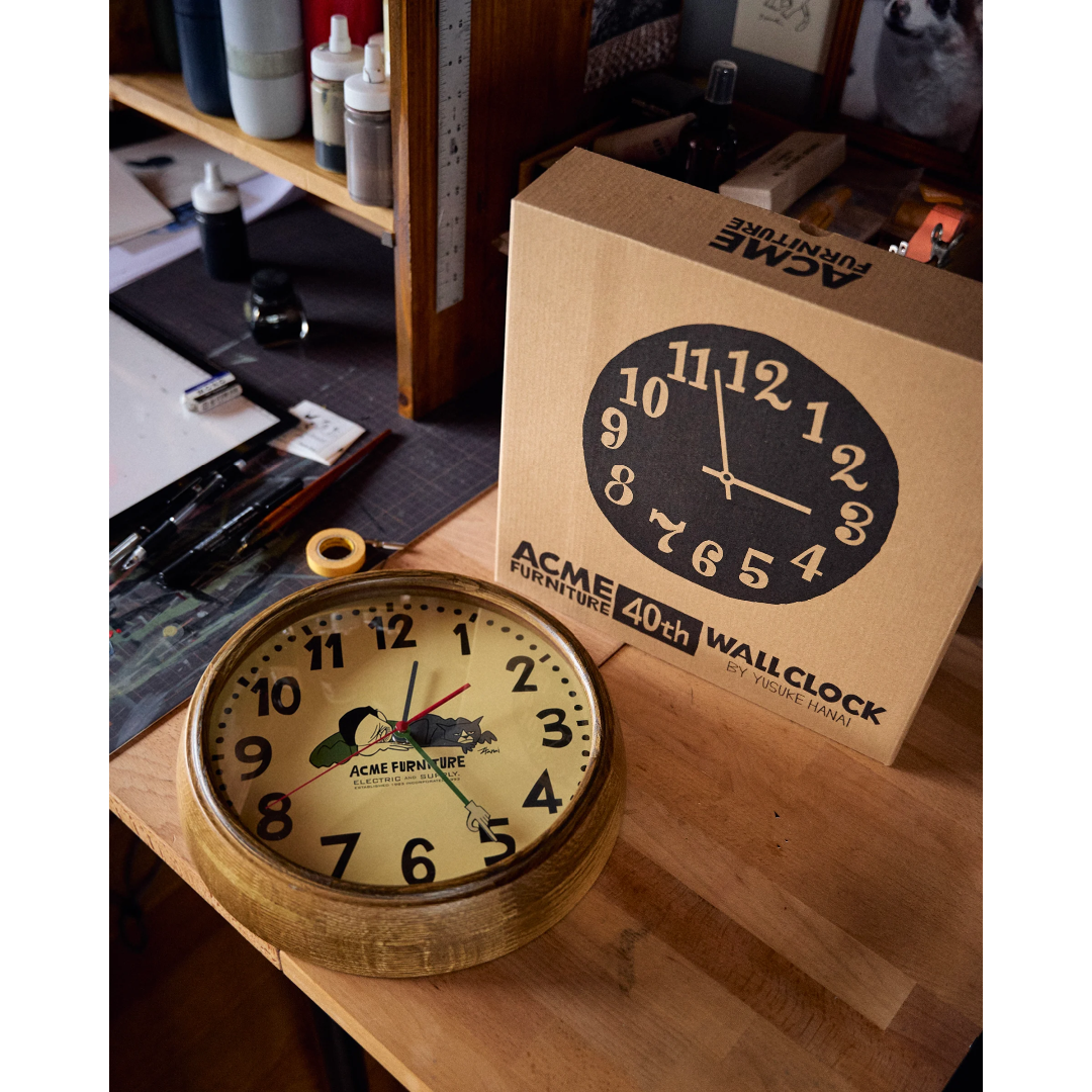 ACME40th×YUSUKE HANAI WALL CLOCK 花井祐介 | schatze.mk