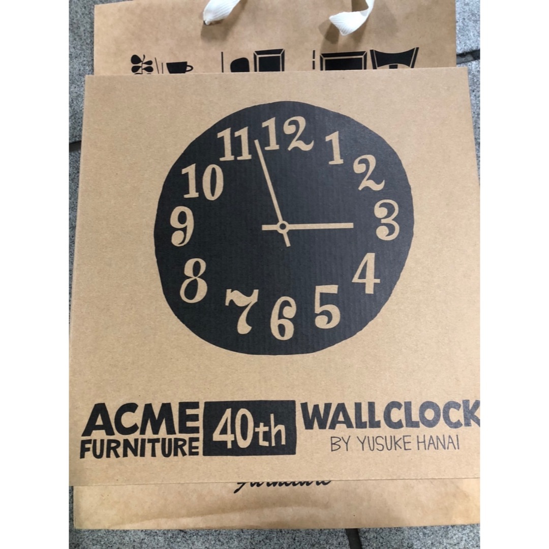 アクメ 40周年記念 花井祐介 時計 ACME WALL CLOCK