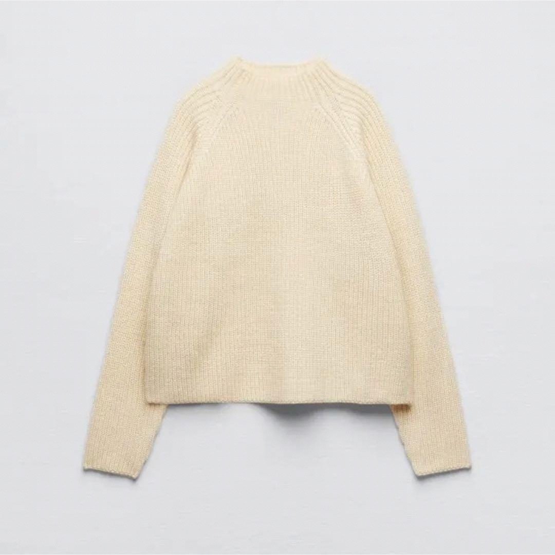 ZARA ハイネックニットセーター　L