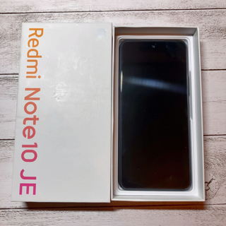 Xiaomi Redmi Note 10 JE XIG02 グラファイトグレー(スマートフォン本体)