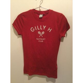 アバクロンビーアンドフィッチ(Abercrombie&Fitch)のアバクロンビーアンドフィッチ GILLY H 半袖 Tシャツ レッド(Tシャツ(半袖/袖なし))