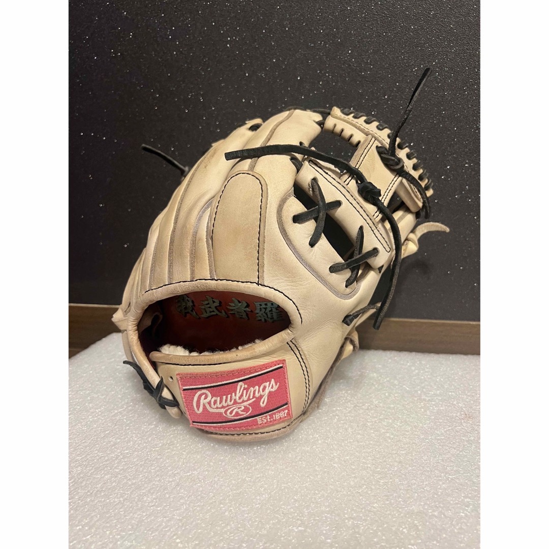 Rawlings(ローリングス)の★美品★ ローリングス 硬式内野手グラブ HOH 高校野球対応 ピンクラベル  スポーツ/アウトドアの野球(グローブ)の商品写真