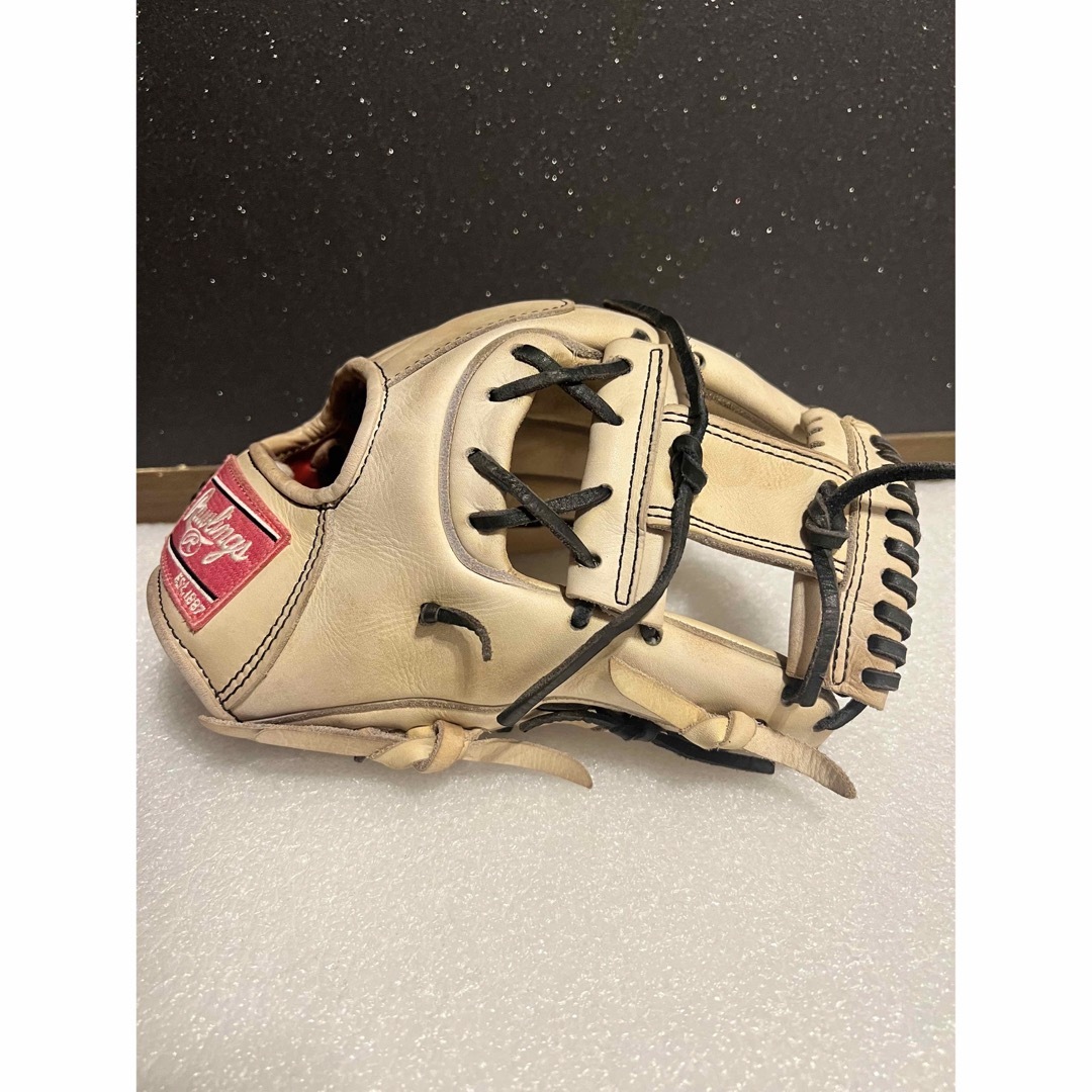 Rawlings(ローリングス)の★美品★ ローリングス 硬式内野手グラブ HOH 高校野球対応 ピンクラベル  スポーツ/アウトドアの野球(グローブ)の商品写真