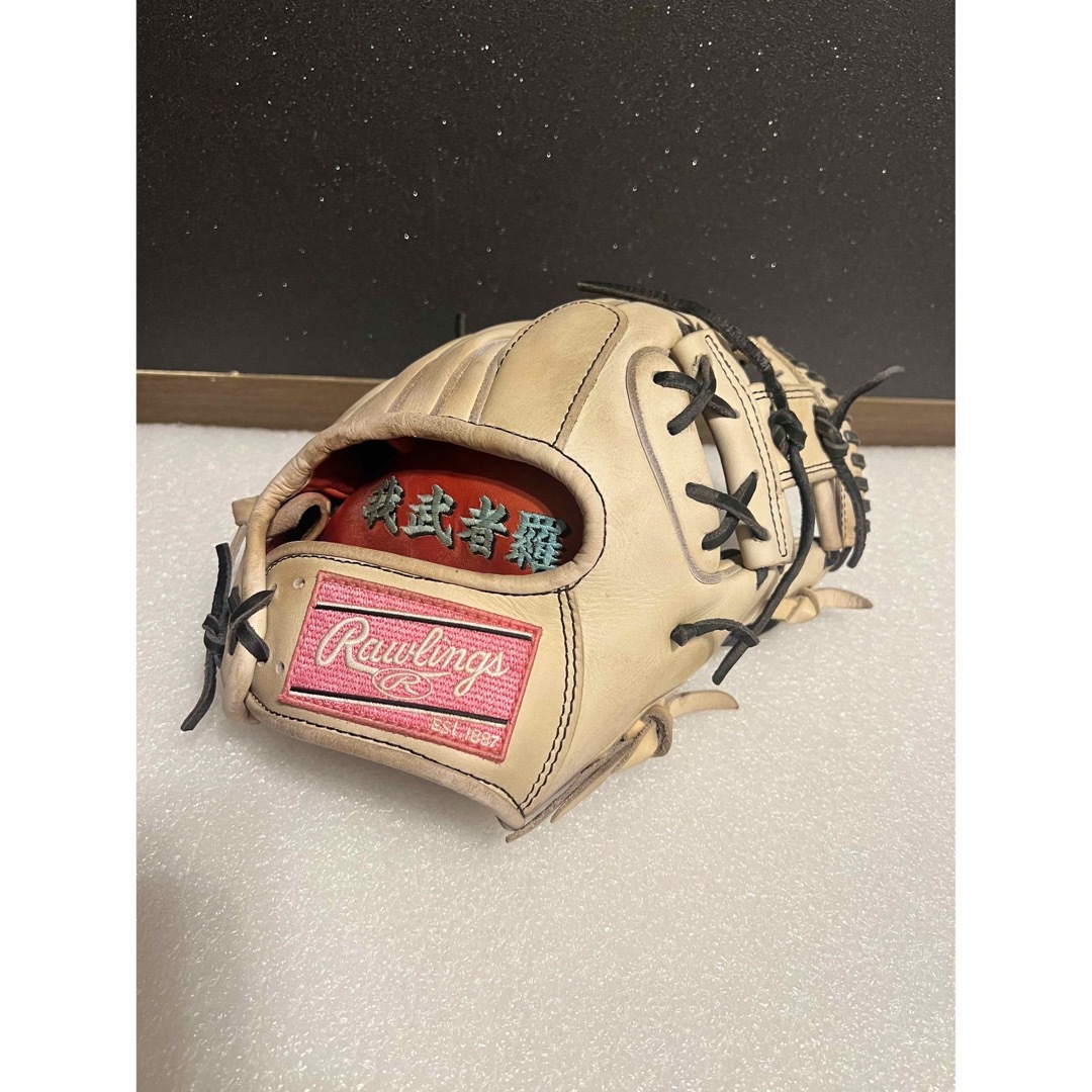 Rawlings(ローリングス)の★美品★ ローリングス 硬式内野手グラブ HOH 高校野球対応 ピンクラベル  スポーツ/アウトドアの野球(グローブ)の商品写真