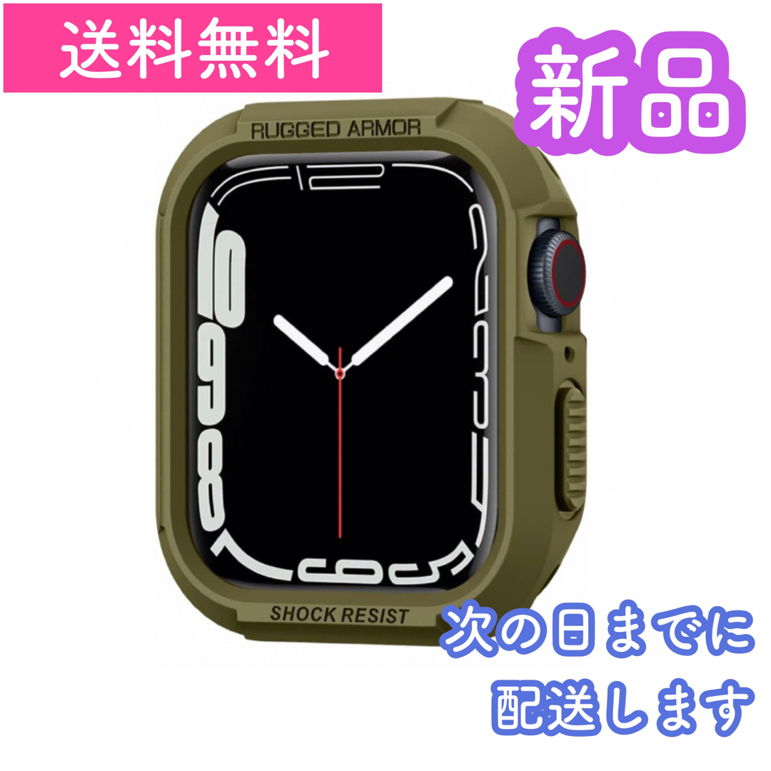 THE NORTH FACE(ザノースフェイス)の人気❤️Apple Watch ケース 45mm 44mm オリーブ　グリーン メンズの時計(ラバーベルト)の商品写真