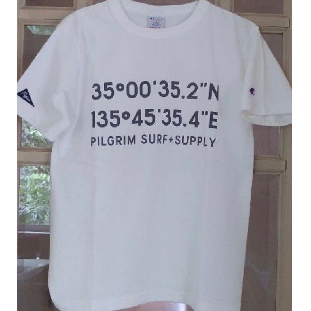 BEAMS(ビームス)のPILGRIM SURF + SUPPLYとChampionコラボTシャツ レディースのトップス(Tシャツ(半袖/袖なし))の商品写真