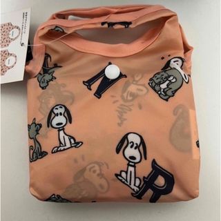 スヌーピー(SNOOPY)のスヌーピー ファーロン エコバッグ コンパクト ミニバック付(エコバッグ)