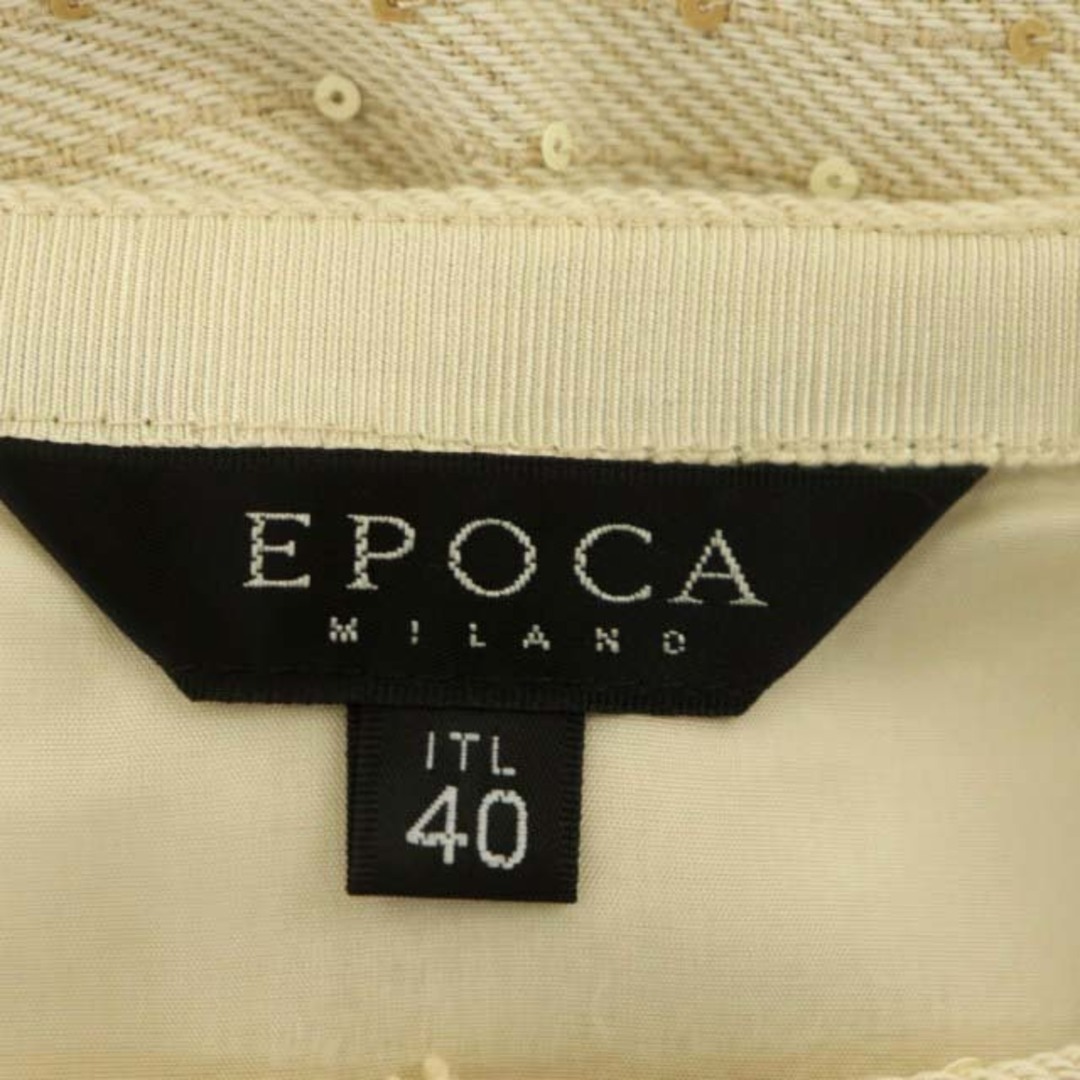 EPOCA(エポカ)のエポカ セットアップ スーツ 上下 フリンジ ジャケット タイトスカート ひざ丈 レディースのフォーマル/ドレス(スーツ)の商品写真