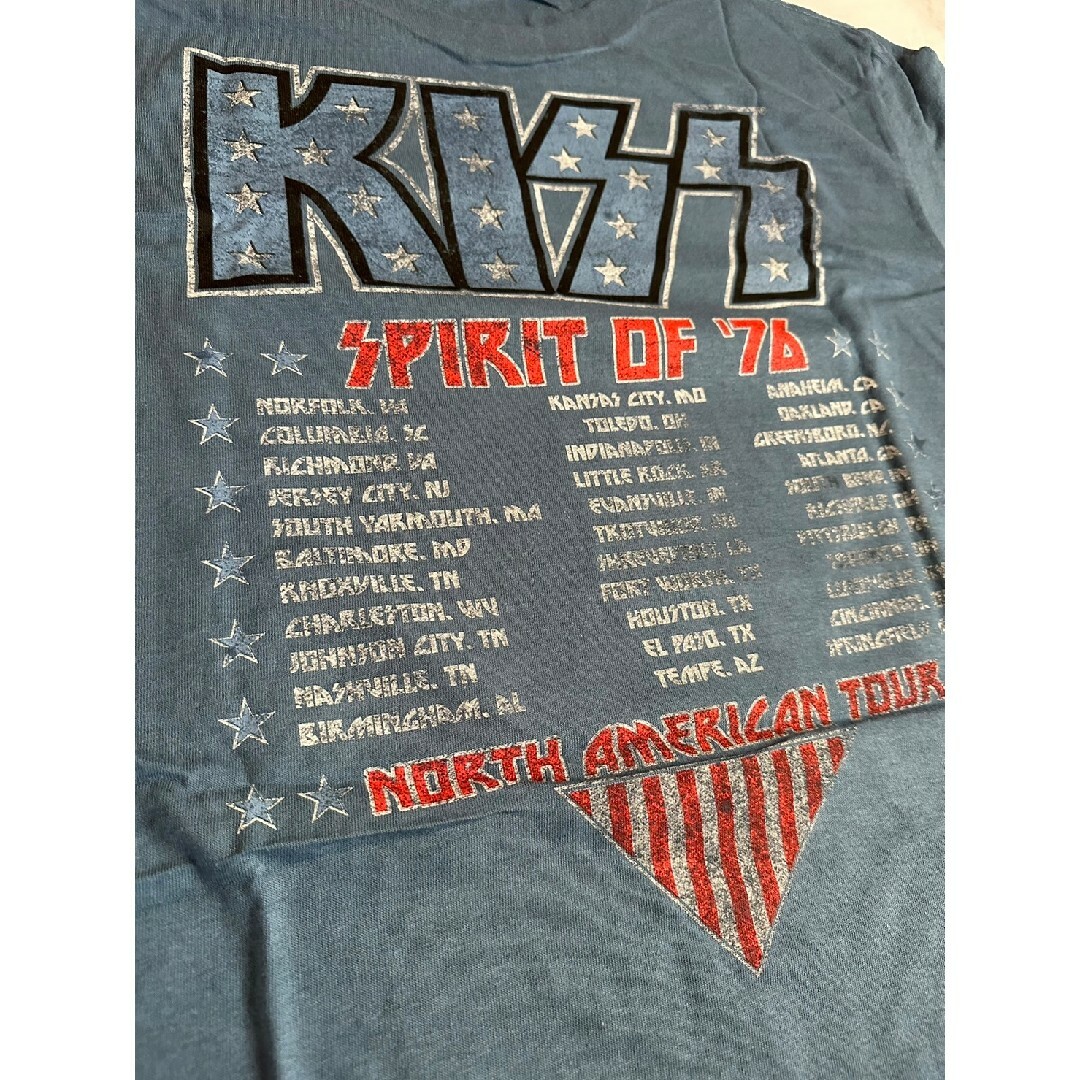 [公式] Kiss Spirit of '76 Tour ヴィンテージTシャツ レディースのトップス(Tシャツ(半袖/袖なし))の商品写真