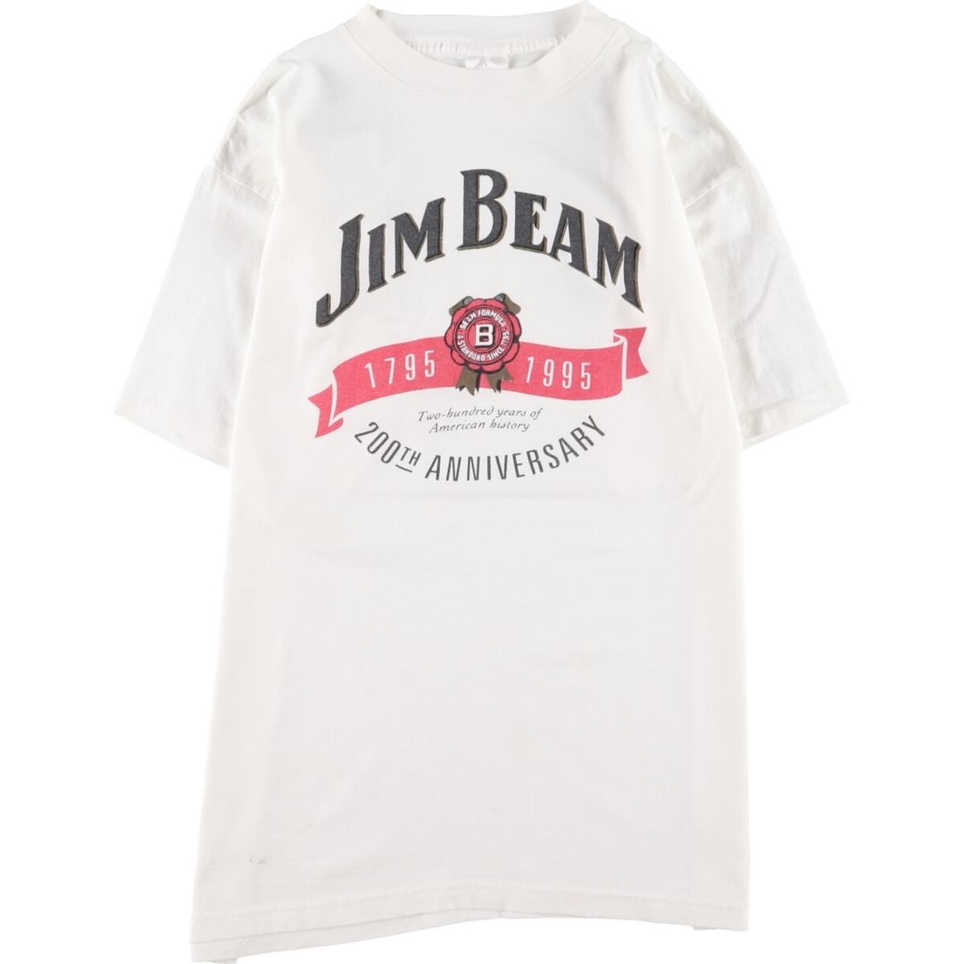 プリント生産国90年代 Murina JIM BEAM アドバタイジングTシャツ USA製 メンズL ヴィンテージ /eaa348965