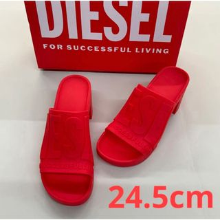 ディーゼル(DIESEL)の洗練された　DIESEL　SA-PAMELA H　レッド　24.5cm　新モデル(サンダル)